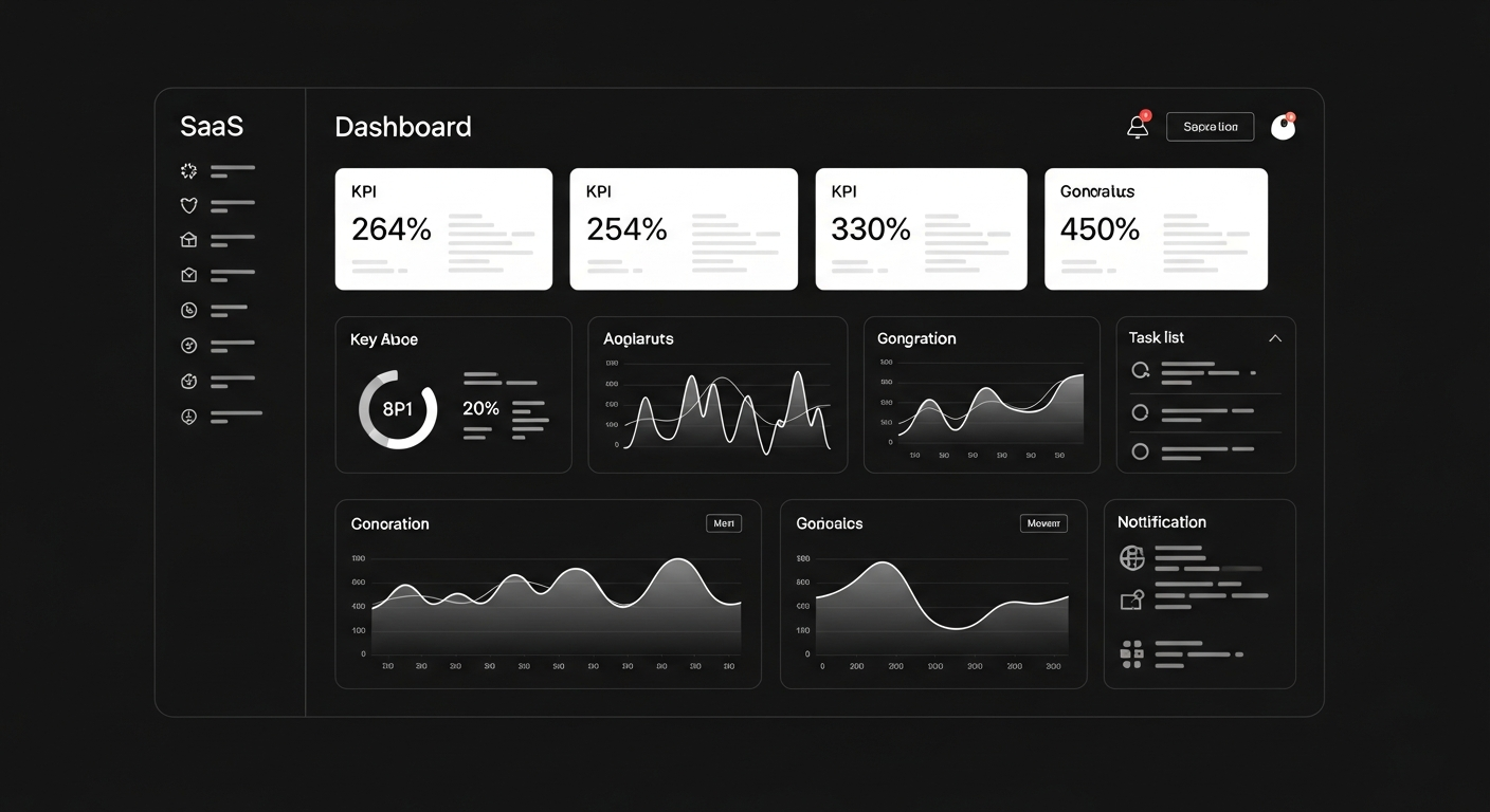 Plataforma Dynamiq — dashboard operacional con KPIs, tareas y alertas en tiempo real
